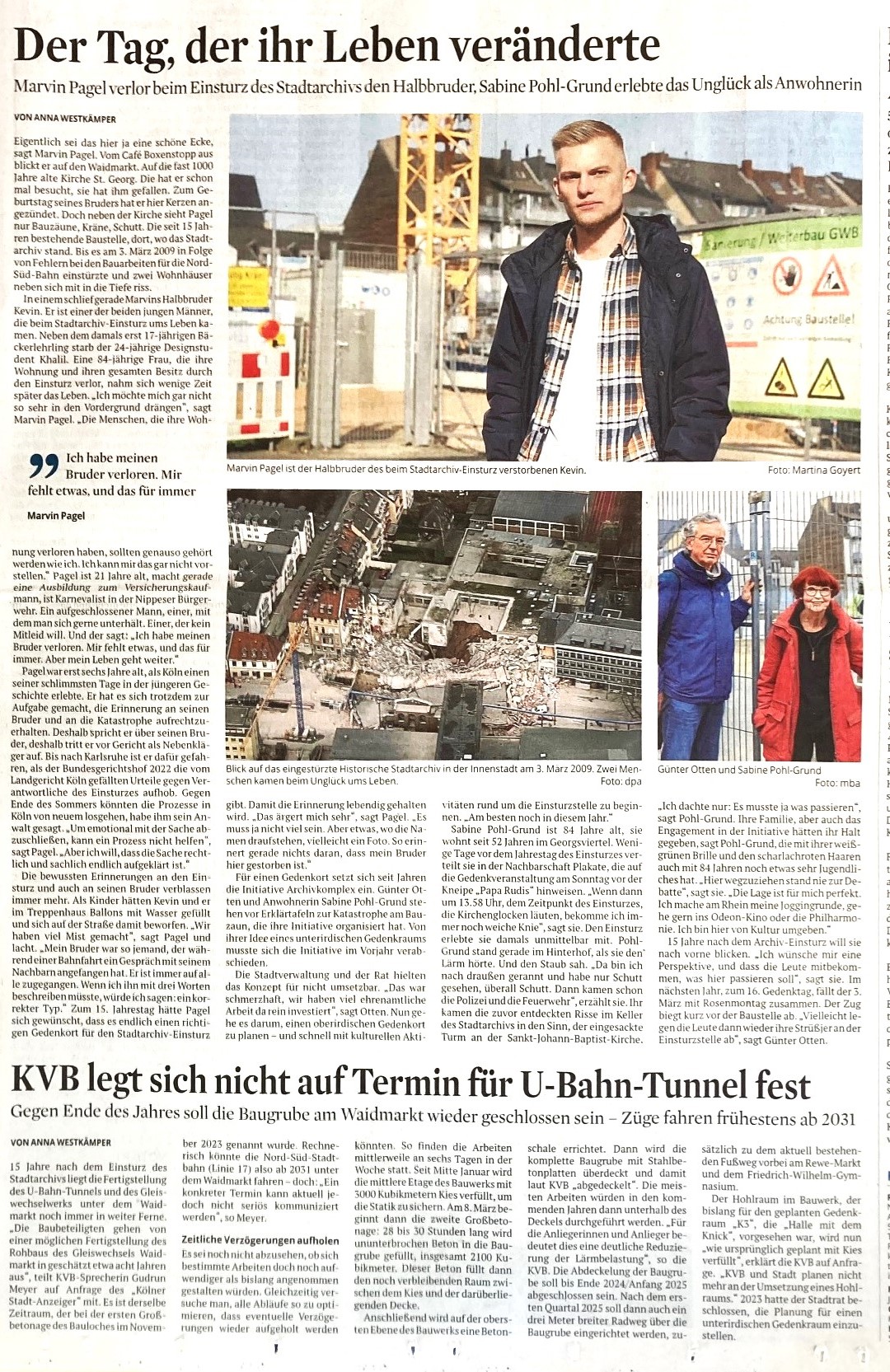 Kölner Stadt-Anzeiger 2./3. März 2024